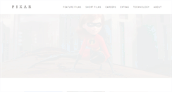 Desktop Screenshot of pixar.com
